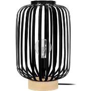 Lampes de bureau Tosel Lampe a poser cylindrique métal naturel et noir