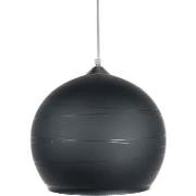 Lustres, suspensions et plafonniers Tosel Suspension globe métal noir
