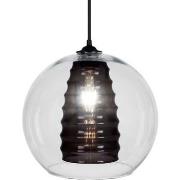 Lustres, suspensions et plafonniers Tosel Suspension globe verre noir