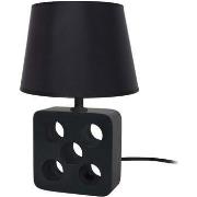 Lampes de bureau Tosel Lampe de chevet carré bois noir