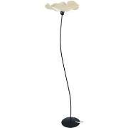 Lampadaires Tosel Lampadaire arbre métal noir et crème