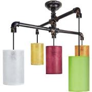 Lustres, suspensions et plafonniers Tosel Lustre multi bras métal noir...