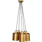 Lustres, suspensions et plafonniers Tosel Lustre grappe métal or