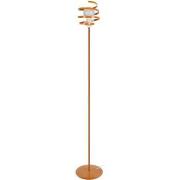 Lampadaires Tosel Lampadaire droit métal orange