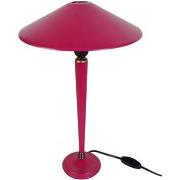 Lampes de bureau Tosel Lampe de chevet conique métal rose