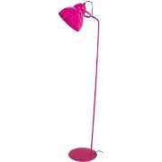 Lampadaires Tosel lampadaire liseuse articulé métal rose