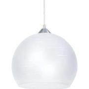 Lustres, suspensions et plafonniers Tosel Suspension globe verre satin...