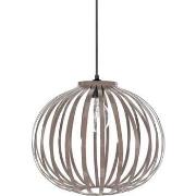 Lustres, suspensions et plafonniers Tosel Suspension globe métal taupe