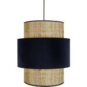 Lustres, suspensions et plafonniers Tosel Suspension cylindrique tissu...