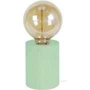 Lampes de bureau Tosel Lampe de chevet cylindrique bois vert