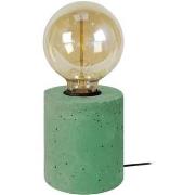 Lampes de bureau Tosel Lampe de chevet globe bétonvert
