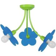 Lustres, suspensions et plafonniers Tosel Lustre multi bras métal vert...