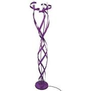 Lampadaires Tosel Lampadaire multi bras métal violet