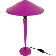 Lampes de bureau Tosel Lampe de chevet conique métal violet