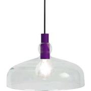 Lustres, suspensions et plafonniers Tosel Suspension dôme verre violet