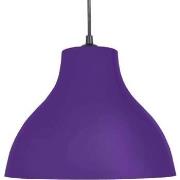 Lustres, suspensions et plafonniers Tosel Suspension dôme métal violet