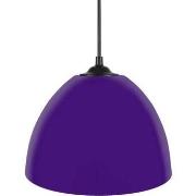 Lustres, suspensions et plafonniers Tosel Suspension dôme métal violet