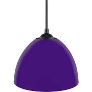 Lustres, suspensions et plafonniers Tosel Suspension dôme métal violet