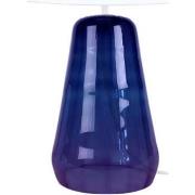 Lampes de bureau Tosel Lampe de chevet conique verre violet et blanc