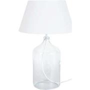 Lampes de bureau Tosel Lampe de chevet bouteille verre transparent et ...