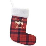 Décorations de noël Sud Trading Chaussette de Noël à suspendre - papa ...