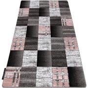 Tapis Rugsx Tapis ALTER Siena carrés treillis gris 140x190 cm