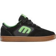 Chaussures de Skate enfant Etnies KIDS WINDROW BLACK GREEN GUM