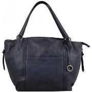 Cabas Patrick Blanc Sac cuir forme petit cabas 100134 - Bleu