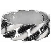 Bijoux Orusbijoux Bague Homme Argent Chaine Moderne Sertie Zirconium N...