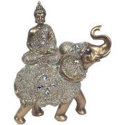 Statuettes et figurines Signes Grimalt Bouddha Assis Sur L'Éléphant