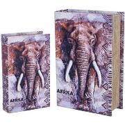 Paniers, boites et corbeilles Signes Grimalt Boîte De Livre Elephant 2...