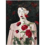 Tableaux, toiles Signes Grimalt Image Femme Avec Des Roses