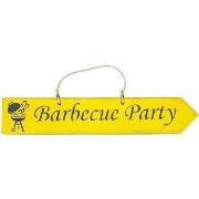 Tableaux, toiles Qualiart Plaque décorative en bois - Barbecue Party -...