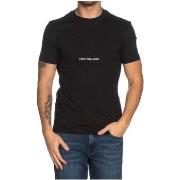 T-shirt Calvin Klein Jeans T shirt homme Ref 59229 BEH Noir