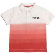 T-shirt enfant Guess Polo junior L82p08 blanc et rose