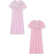 Pyjamas / Chemises de nuit Daxon by - Lot de 2 chemises de nuit manche...