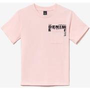 T-shirt enfant Le Temps des Cerises T-shirt karibo rose
