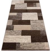 Tapis Rugsx Tapis FEEL 5756/15044 RECTANGLES marron 240x330 cm