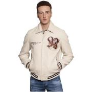 Blouson Redskins Blouson en cuir Ref 55023 creme