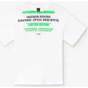 T-shirt enfant Le Temps des Cerises T-shirt mochibo blanc imprimé