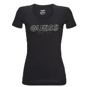 T-shirt Guess SS RN MESH LOGO TEE