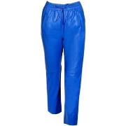 Pantalon Oakwood Pantalon jogpant en cuir Gift Ref 50426 Bleu