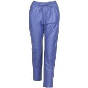 Pantalon Oakwood Pantalon jogpant en cuir Gift Ref 50426 Indigo