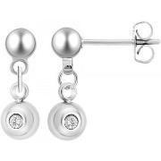 Boucles oreilles Sc Crystal BD4184-ARGENT-DIAMANT