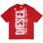T-shirt enfant Diesel J01131 KYAR1 TJUSTE16 OVER-K438 RED