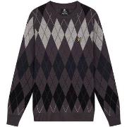 Pull Lyle &amp; Scott KN1721V BRITISH ARGYLE-W63 GUNMETAL