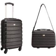 Valise David Jones Set Trolley Valise Cabine + Vanity