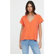 T-shirt Lee Cooper T-shirt ALYS MC Mandarine