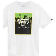 T-shirt enfant Vans T-Shirt BY Print Box Boys White/slime