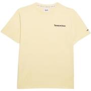 T-shirt Tommy Jeans T Shirt Homme Ref 59701 Jaune